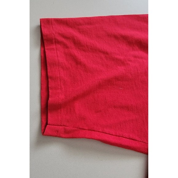 VTG Eagle Sportswear TShirt Sz L 90s Zesco Fisher Allied 2 button Single Stitch - Picture 5 of 7